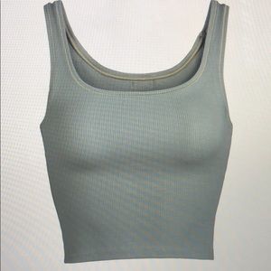 SKIMS Cotton Rib Tank in Mineral